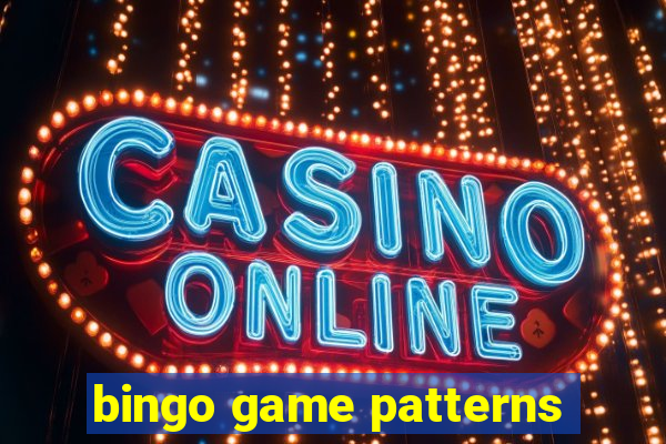 bingo game patterns